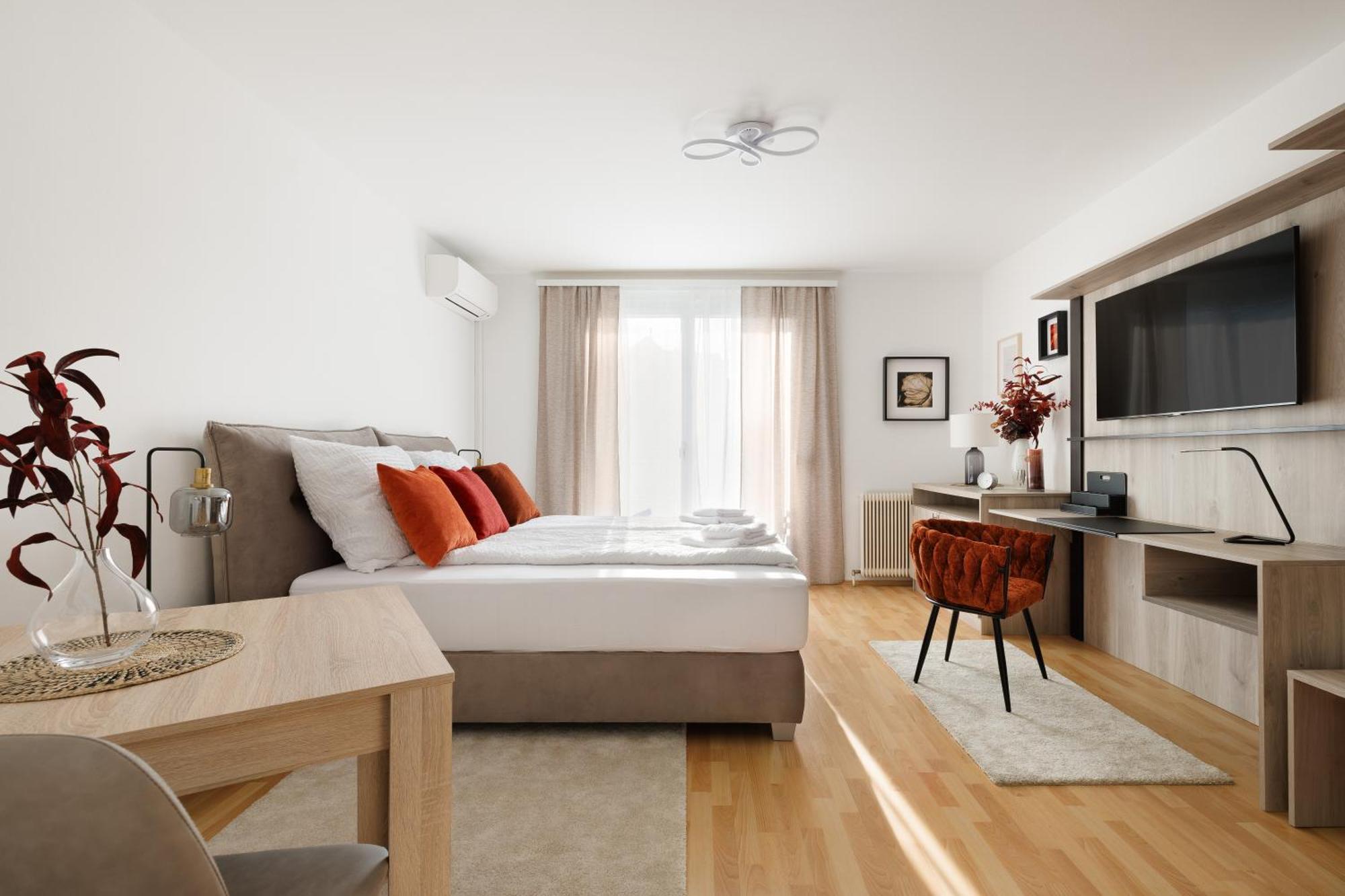 Neu! Apartment Mit Klimaanlage, Nahe Hauptbahnhof Viena Exterior foto