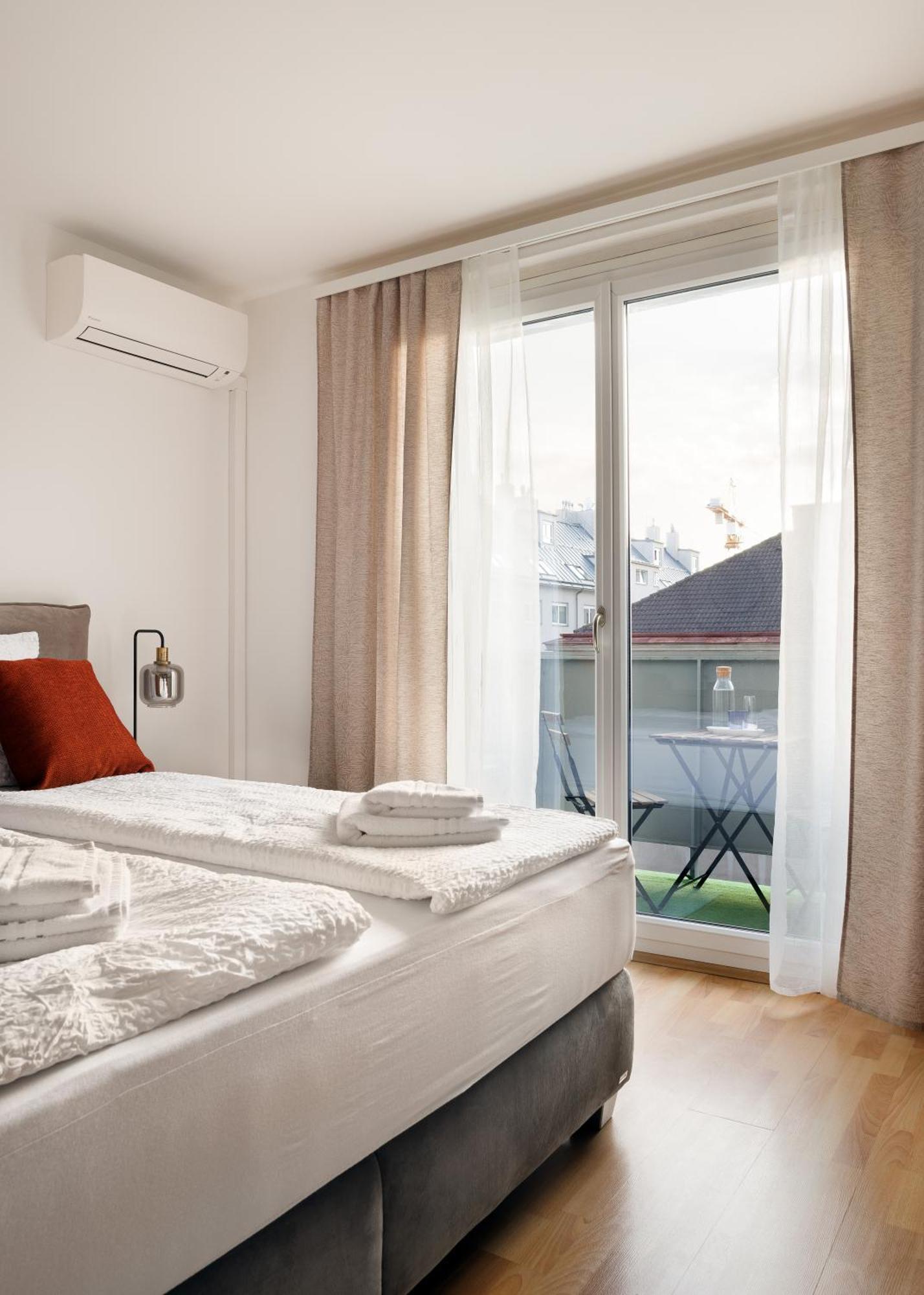 Neu! Apartment Mit Klimaanlage, Nahe Hauptbahnhof Viena Exterior foto